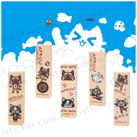 AIROU FROM THE MONSTER HUNTER - Wooden Seal (Colored)(圖)