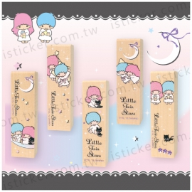 Little Twin Stars - moonlight Wooden Seal (Colored)(圖)