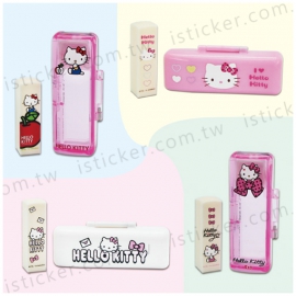 Hello Kitty 四分壓克力印章組(圖)