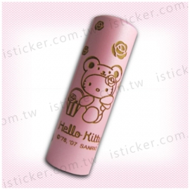 Hello Kitty 玫瑰小熊 珍珠原木印章組(圖)