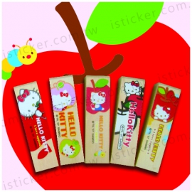 Hello Kitty - I love apples Wooden Seal (Colored)(圖)