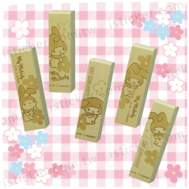 My Melody - flowers Wooden Seal (Carved)(圖)