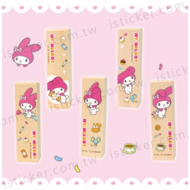 My Melody - dessert Wooden Seal (Colored)(圖)