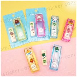 LINE FRIENDS Acrylic Name Seal Set(圖)