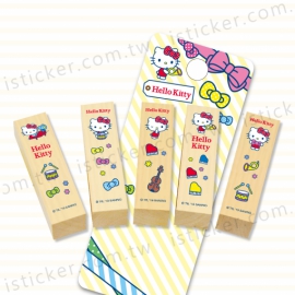 Hello Kitty - music Wooden Seal (Colored)(圖)